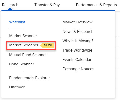 Market Screener